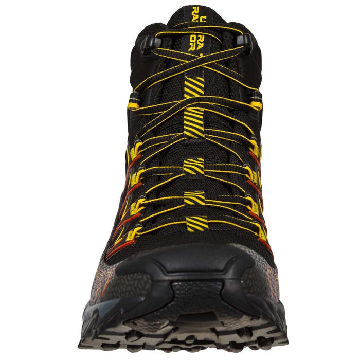 La Sportiva Ultra Raptor II Mid Wide GTX Men product view 5 — Black/Yellow