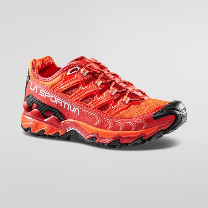 La Sportiva Ultra Raptor II Woman product view 1 — Cherry Tomato/Velvet