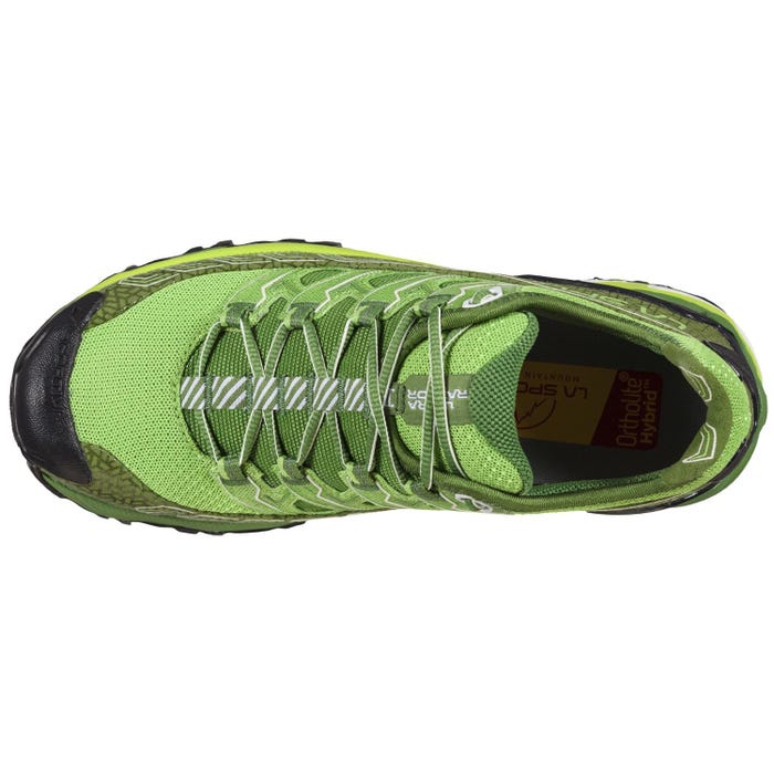 La Sportiva Ultra Raptor II Woman product view 3 — Lime Green/Kale