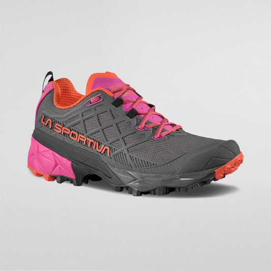 La Sportiva Akyra II Woman product view 1 — Carbon/Cherry Tomato