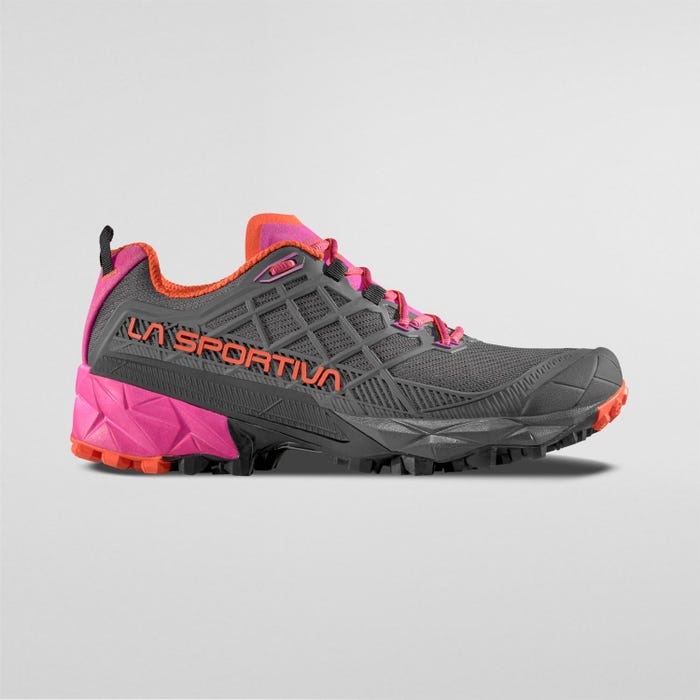 La Sportiva Akyra II Woman product view 3 — Carbon/Cherry Tomato