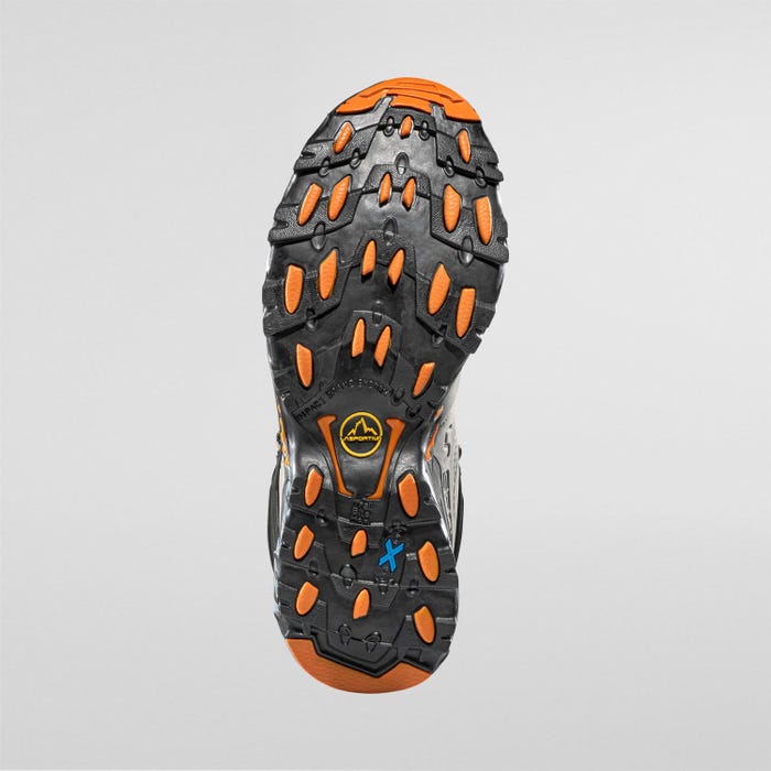 La Sportiva Ultra Raptor II Mid Leather GTX Men product view 2 — Grey/Marmalade