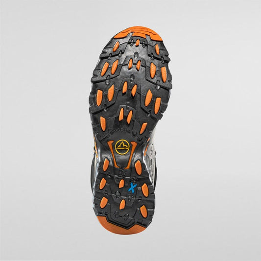 La Sportiva Ultra Raptor II Mid Leather GTX Men product view 2 — Grey/Marmalade