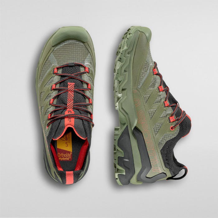 La Sportiva Ultra Raptor 3 Men product view 4 — Cypress/Mountain Red