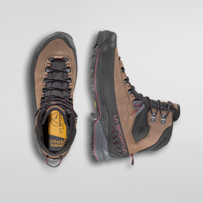 La Sportiva TX5 Evo Mid GTX Men product view 4 — Mocha/Redwood