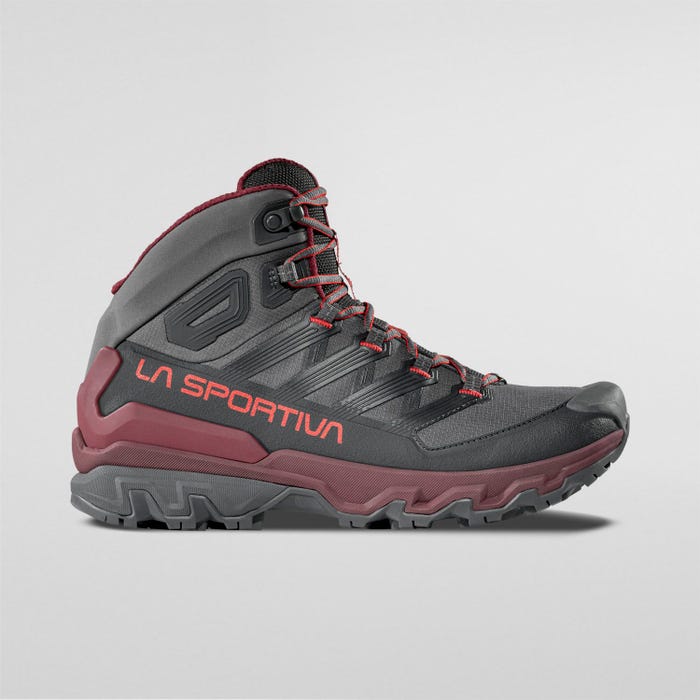 La Sportiva Ultra Raptor 3 Mid GTX Men product view 3 — Carbon/Redwood