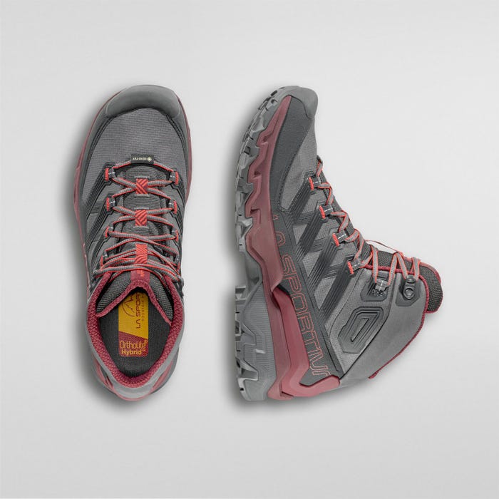 La Sportiva Ultra Raptor 3 Mid GTX Men product view 4 — Carbon/Redwood