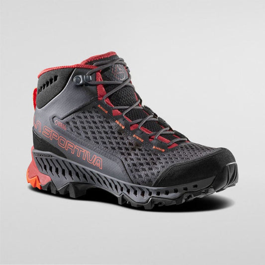 La Sportiva Stream Woman GTX product view 1 — Carbon/Cherry Tomato