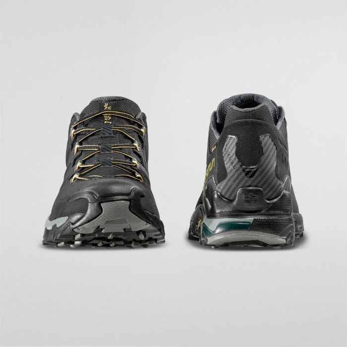 La Sportiva Ultra Raptor II Leather Wide GTX Men product view 6 — Black/Cedar