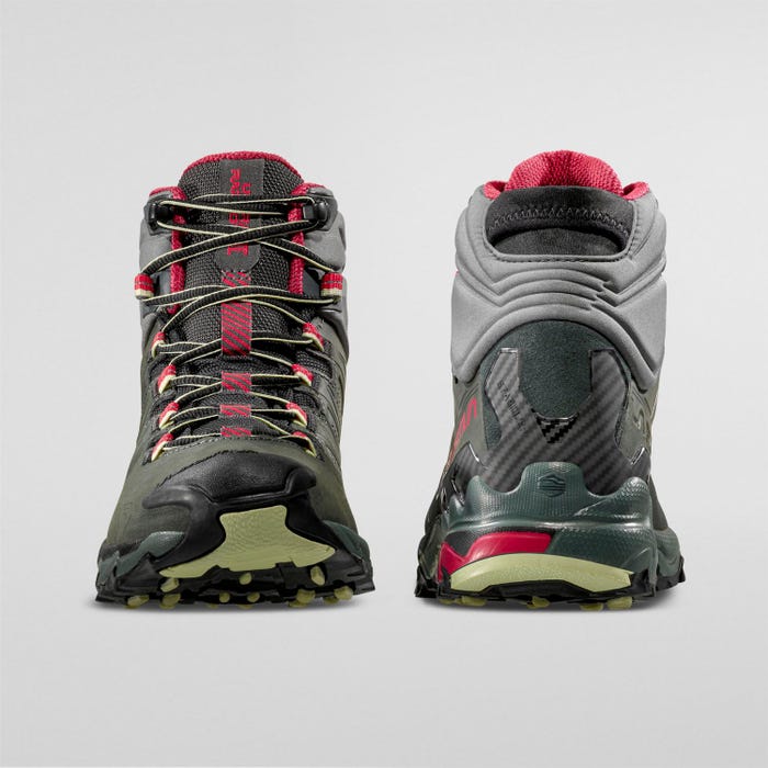 La Sportiva Ultra Raptor II Mid Leather Wide Woman GTX product view 6 — Charcoal/Cerise