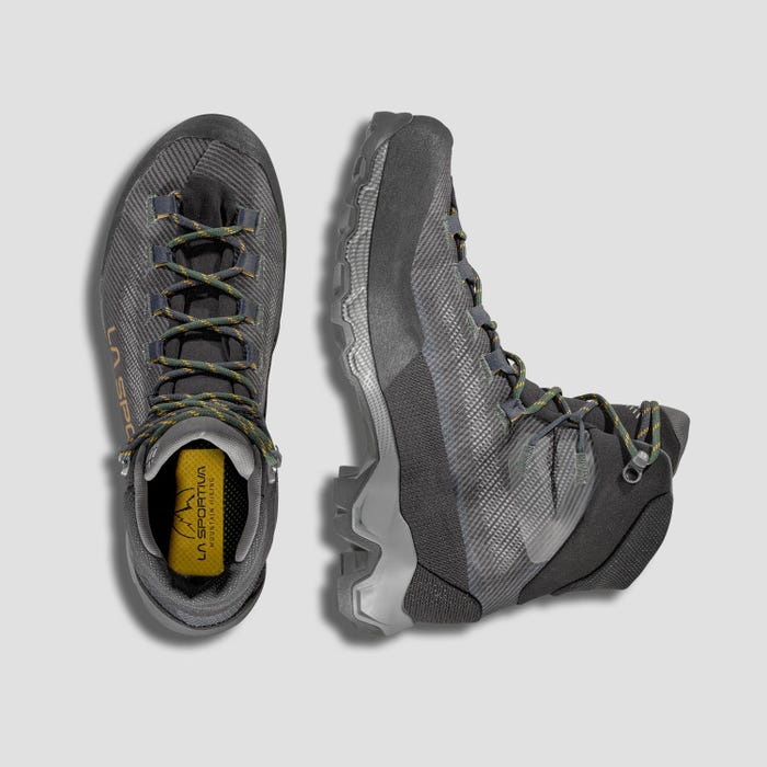 La Sportiva Aequilibrium Hike GTX Men product view 3 — Carbon/Jungle