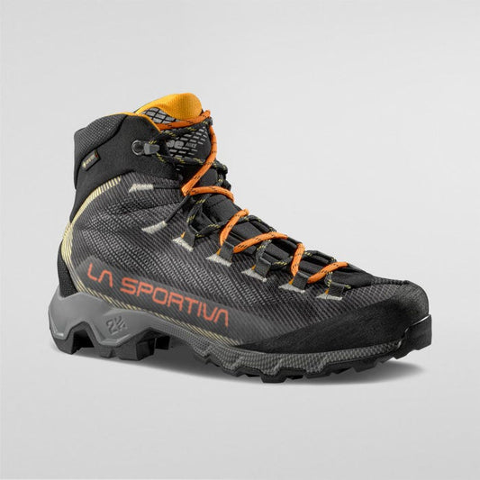 La Sportiva Aequilibrium Hike GTX Men product view 1 — Carbon/Papaya