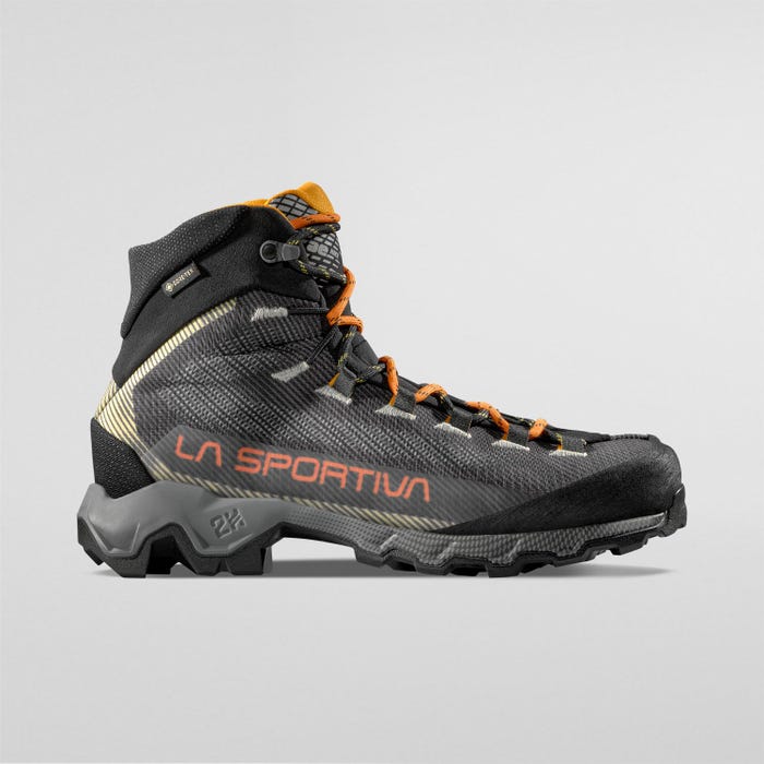 La Sportiva Aequilibrium Hike GTX Men product view 2 — Carbon/Papaya