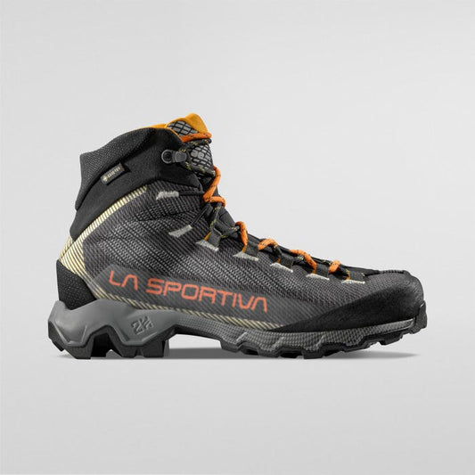 La Sportiva Aequilibrium Hike GTX Men product view 2 — Carbon/Papaya