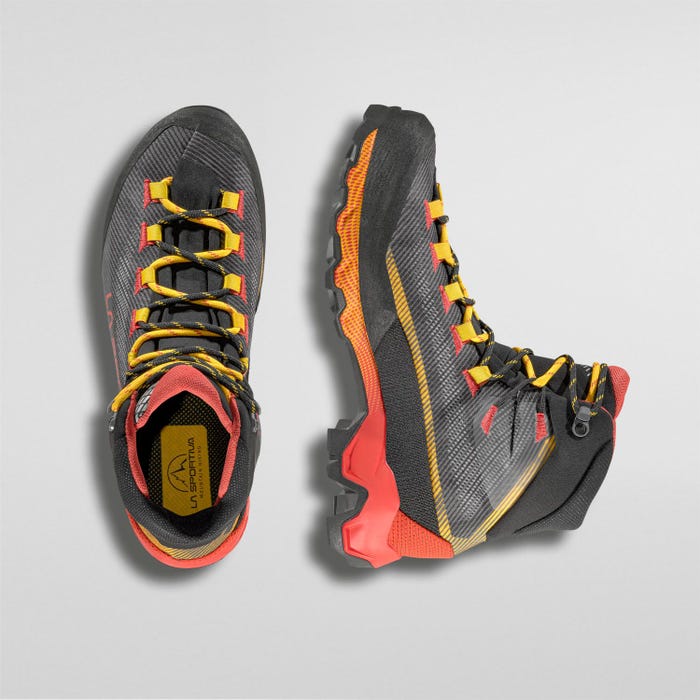La Sportiva Aequilibrium Hike GTX Men product view 4 — Carbon/Yellow