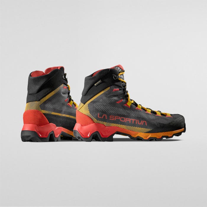 La Sportiva Aequilibrium Hike GTX Men product view 5 — Carbon/Yellow
