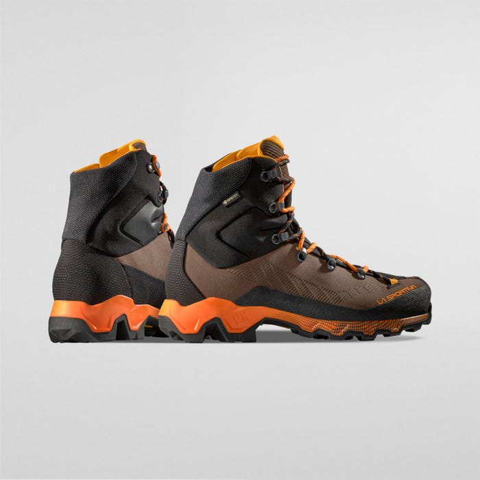 La Sportiva Aequilibrium Trek GTX Men product view 5 — Chocolate/Papaya