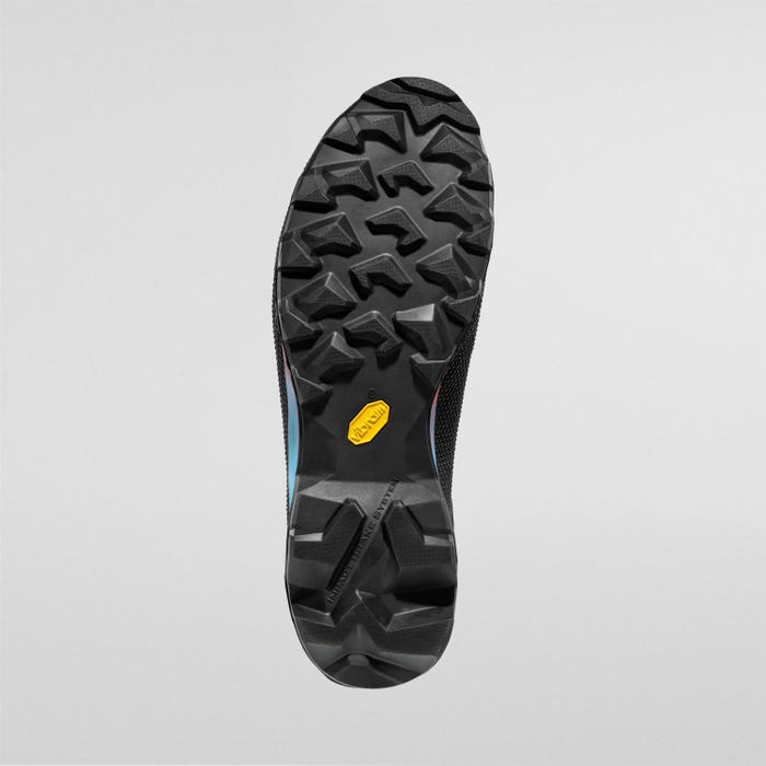 La Sportiva Aequilibrium Trek Woman GTX product view 2 — Carbon/Malibu Blue