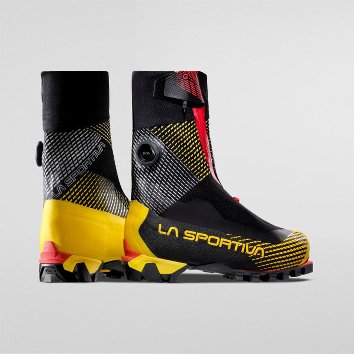 La Sportiva G-Summit Unisex product view 5 — Black/Yellow