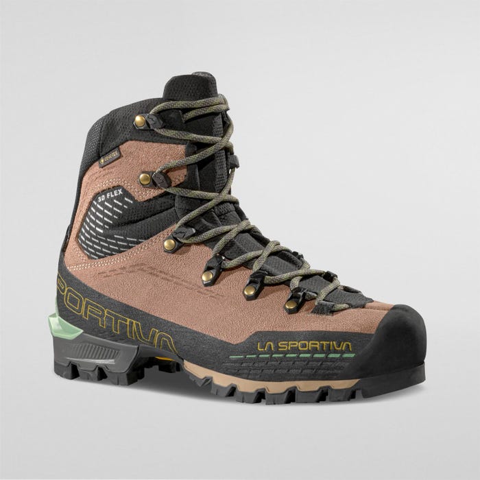 La Sportiva Trango Alpine Woman GTX product view 1 — Sand Dune/Aspen Green