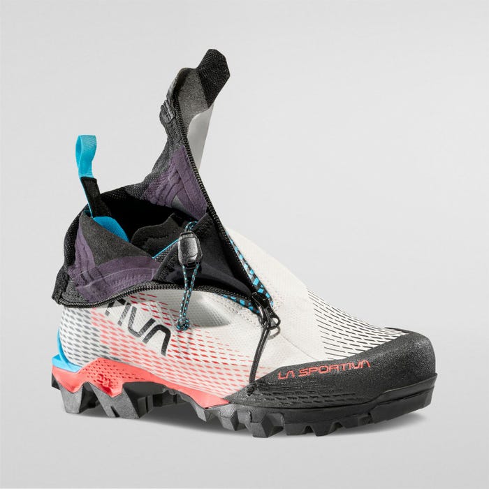 La Sportiva Aequilibrium Speed Woman GTX product view 3 — White/Hibiscus