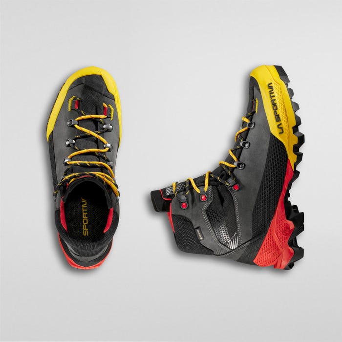 La Sportiva Aequilibrium LT GTX Men product view 6 — Black/Yellow