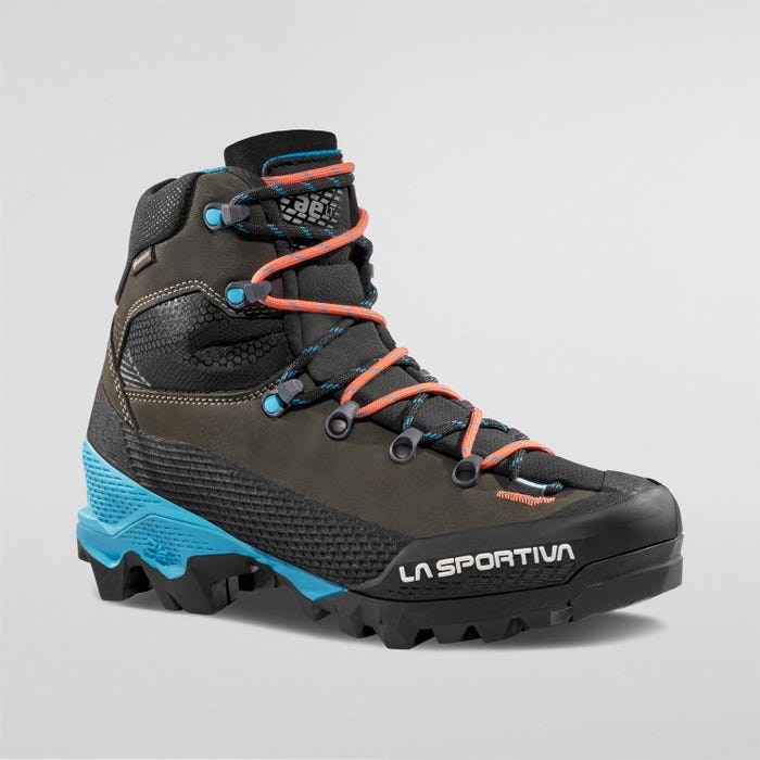 La Sportiva Aequilibrium LT Woman GTX product view 1 — Black/Hibiscus