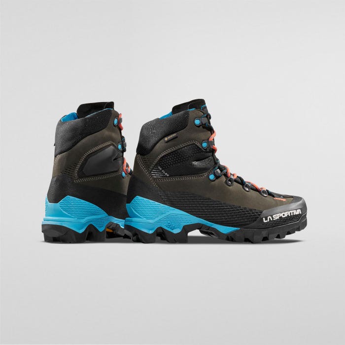 La Sportiva Aequilibrium LT Woman GTX product view 4 — Black/Hibiscus