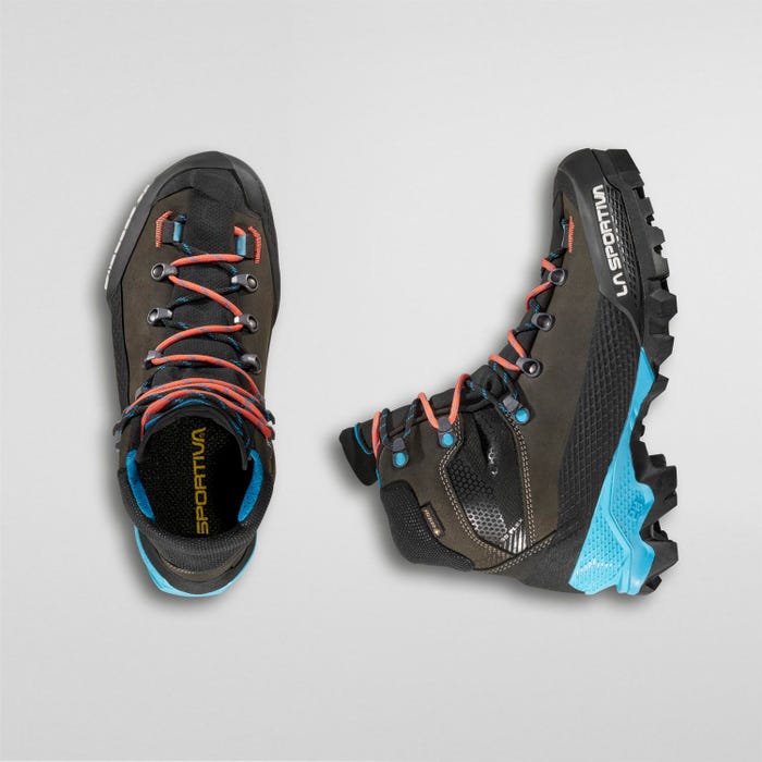 La Sportiva Aequilibrium LT Woman GTX product view 6 — Black/Hibiscus