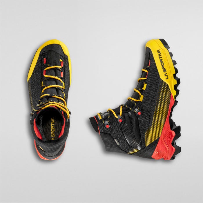 La Sportiva Aequilibrium ST GTX Men product view 6 — Black/Yellow