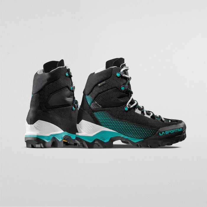 La Sportiva Aequilibrium ST Woman GTX product view 4 — Black/Aqua