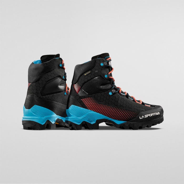 La Sportiva Aequilibrium ST Woman GTX product view 4 — Black/Hibiscus