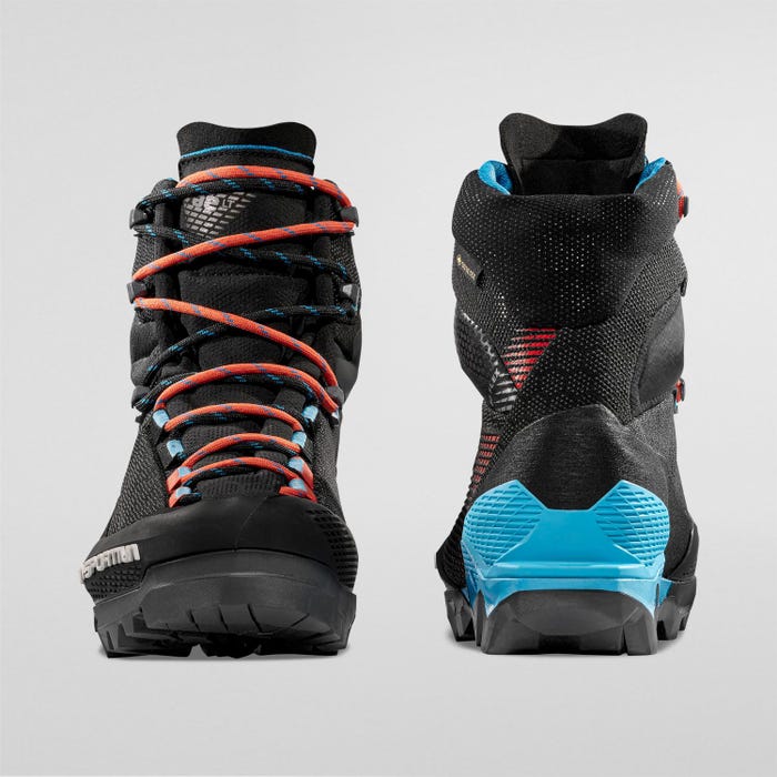 La Sportiva Aequilibrium ST Woman GTX product view 5 — Black/Hibiscus