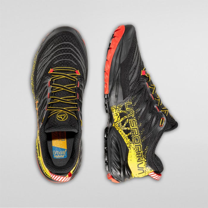 La Sportiva Akasha II Men product view 4 — Black/Yellow