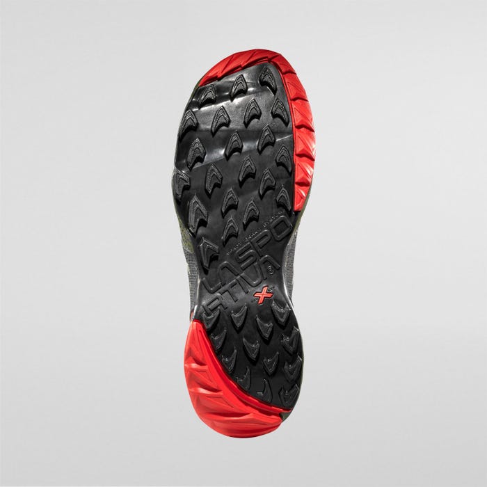 La Sportiva Akasha II Men product view 2 — Cypress/Mountain Red