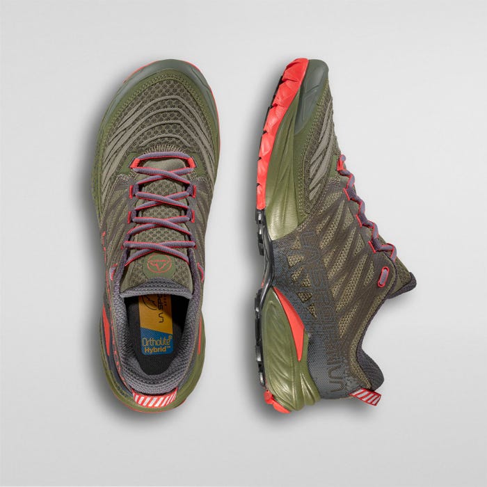 La Sportiva Akasha II Men product view 4 — Cypress/Mountain Red