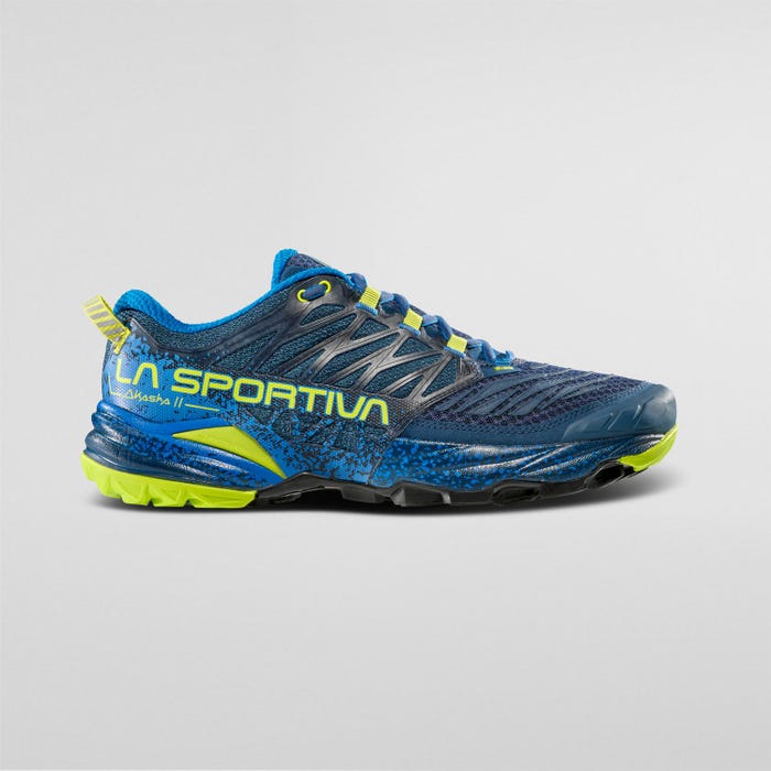 La Sportiva Akasha II Men product view 3 — Storm Blue/Lime Punch