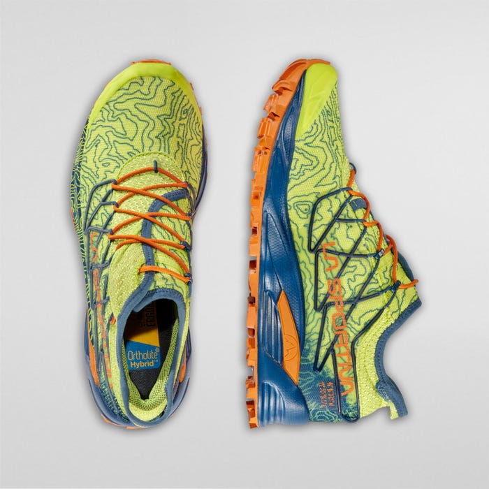 La Sportiva Mutant Men product view 4 — Lime Punch/Storm Blue