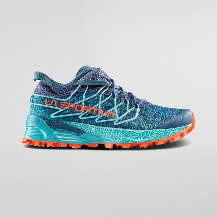 La Sportiva Mutant Woman product view 3 — Storm Blue/Cherry Tomato