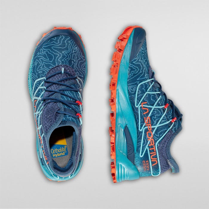 La Sportiva Mutant Woman product view 4 — Storm Blue/Cherry Tomato