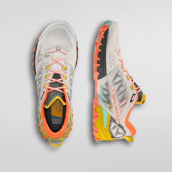 La Sportiva Bushido III Men product view 4 — Chalk/Yellow