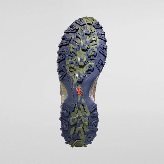 La Sportiva Bushido III Men product view 2 — Cypress/Mountain Red