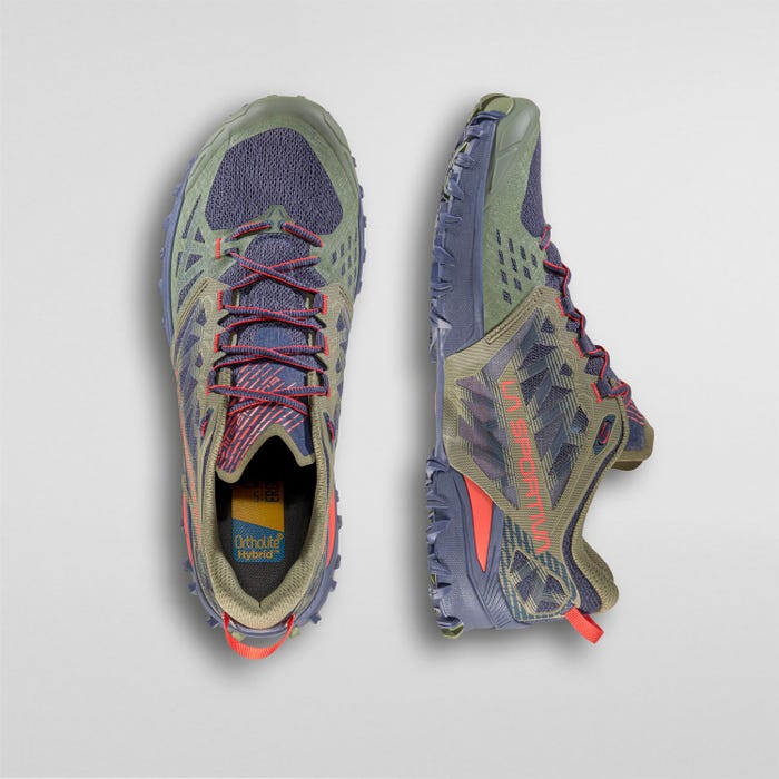 La Sportiva Bushido III Men product view 4 — Cypress/Mountain Red