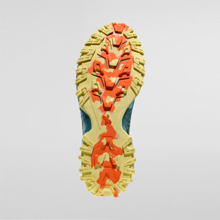 La Sportiva Bushido III Woman product view 2 — Everglade/Zest