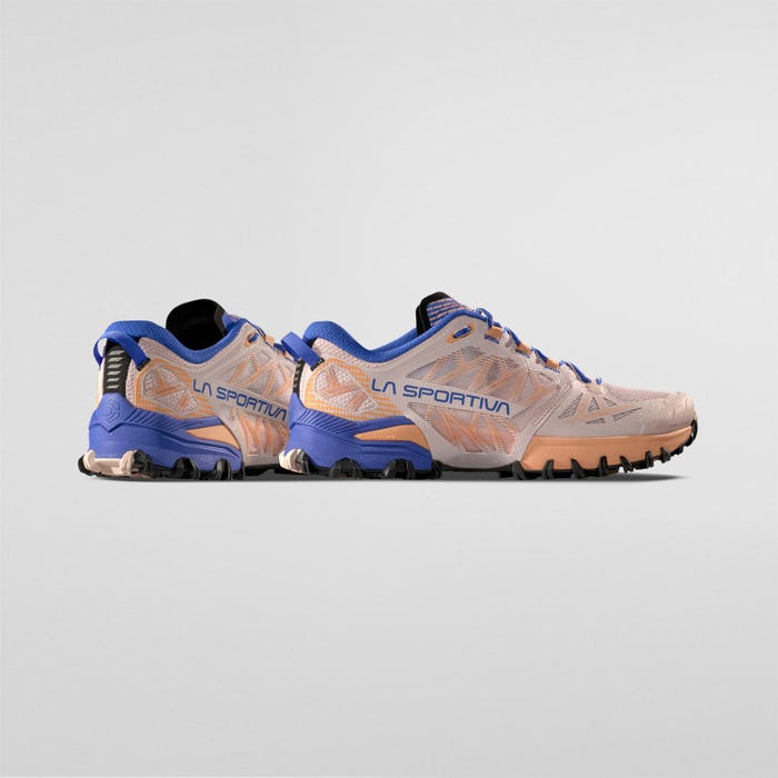 La Sportiva Bushido III Woman product view 5 — Mauve/Cobalt Blue