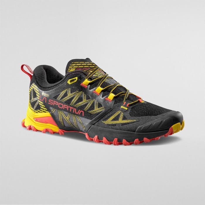 La Sportiva Bushido III GTX Men product view 1 — Black/Yellow