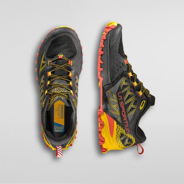 La Sportiva Bushido III GTX Men product view 4 — Black/Yellow