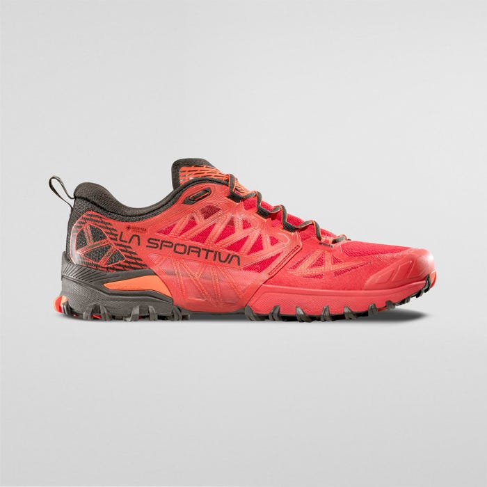 La Sportiva Bushido III GTX Men product view 3 — Tango Red/Black