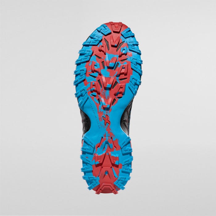 La Sportiva Bushido III Woman GTX product view 2 — Black/Hibiscus