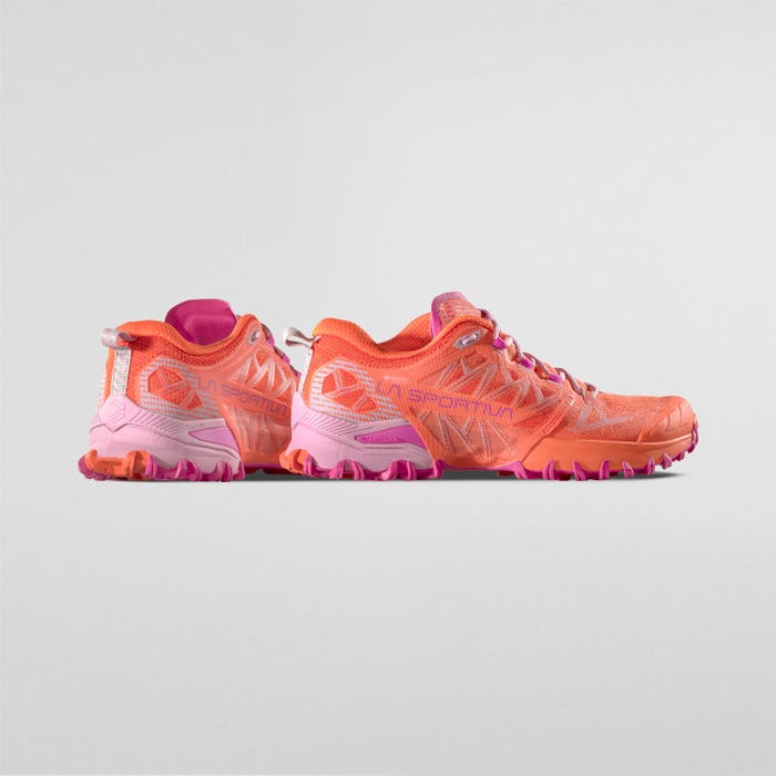 La Sportiva Bushido III Woman GTX product view 5 — Cherry Tomato/Rose